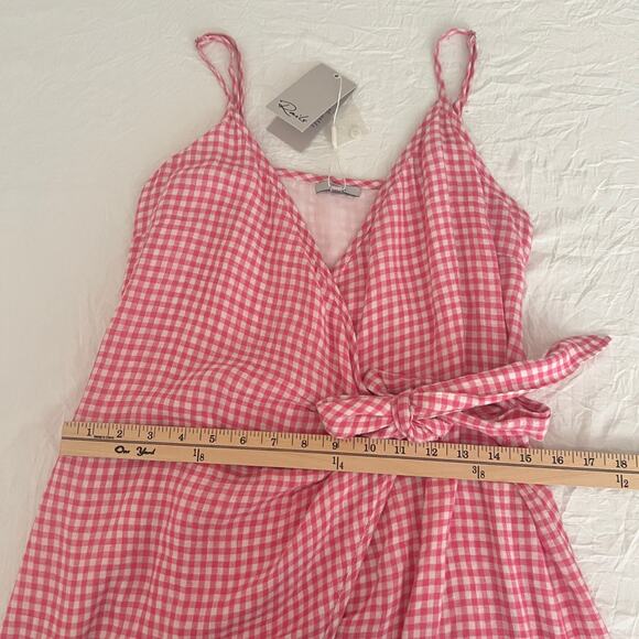 Rails Malia Plaid Gingham Spaghetti Strap Mini Dress Size S - Picture 12 of 14